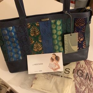 Hidesign Hema Leather Handbag NWT